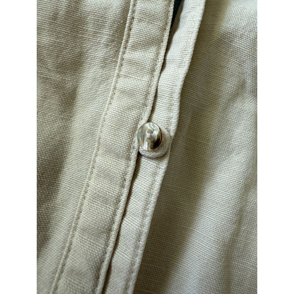 J. Jill Linen Tencel Blend Womens Khaki Lightweight Jacket Summer Spring Cool S - Picture 5 of 6